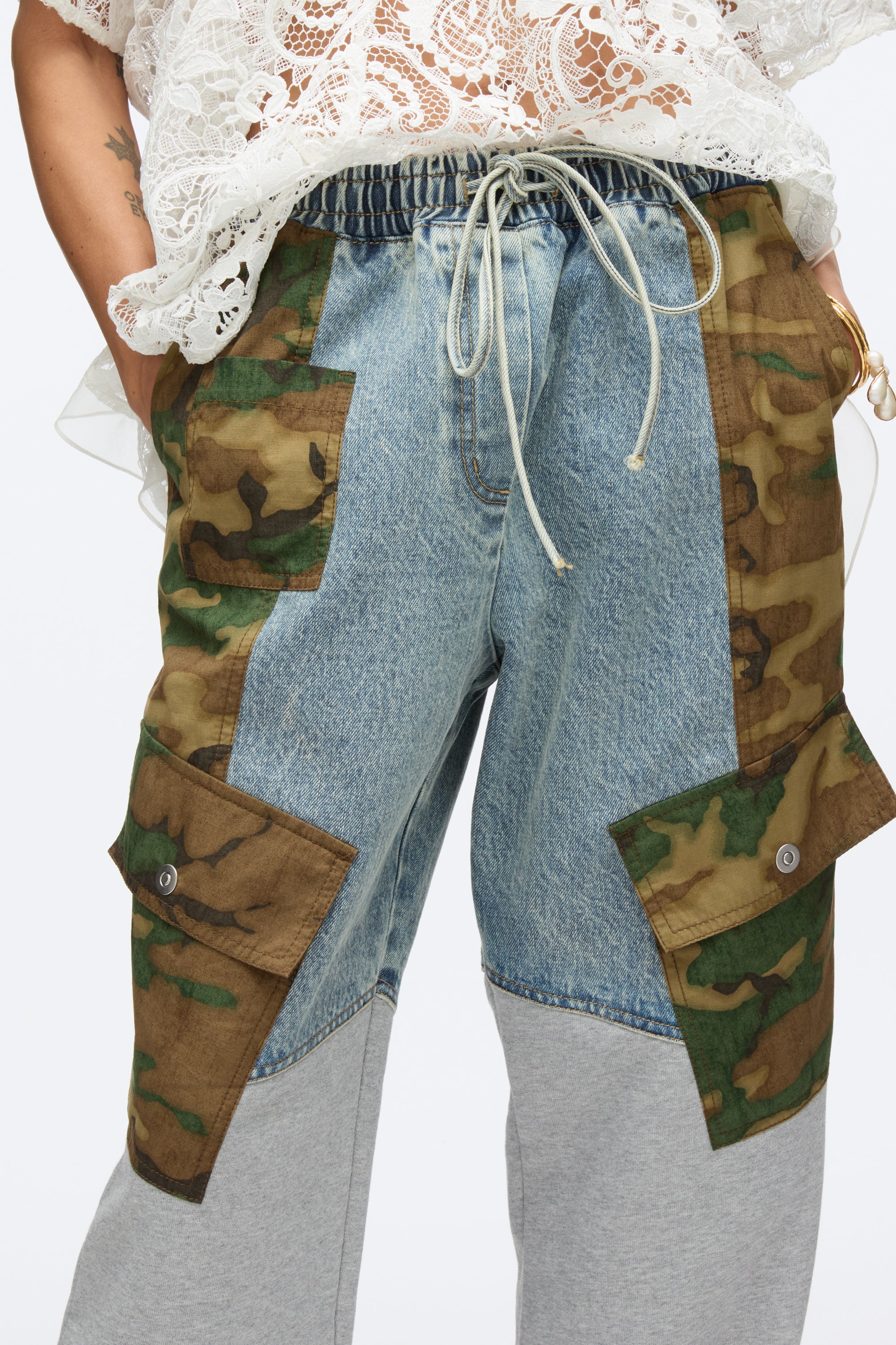 Patchwork Camo Jogger - Image 3