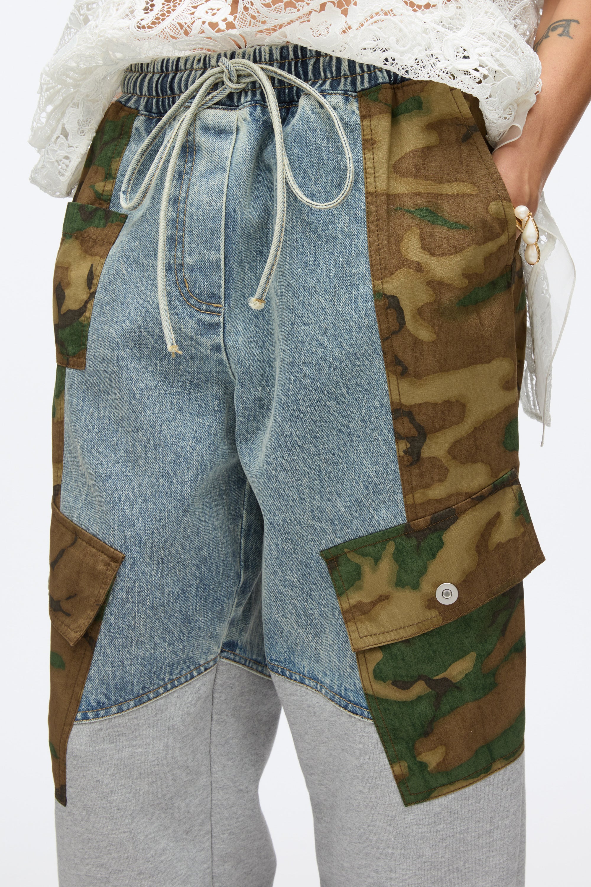 Patchwork Camo Jogger - Image 4