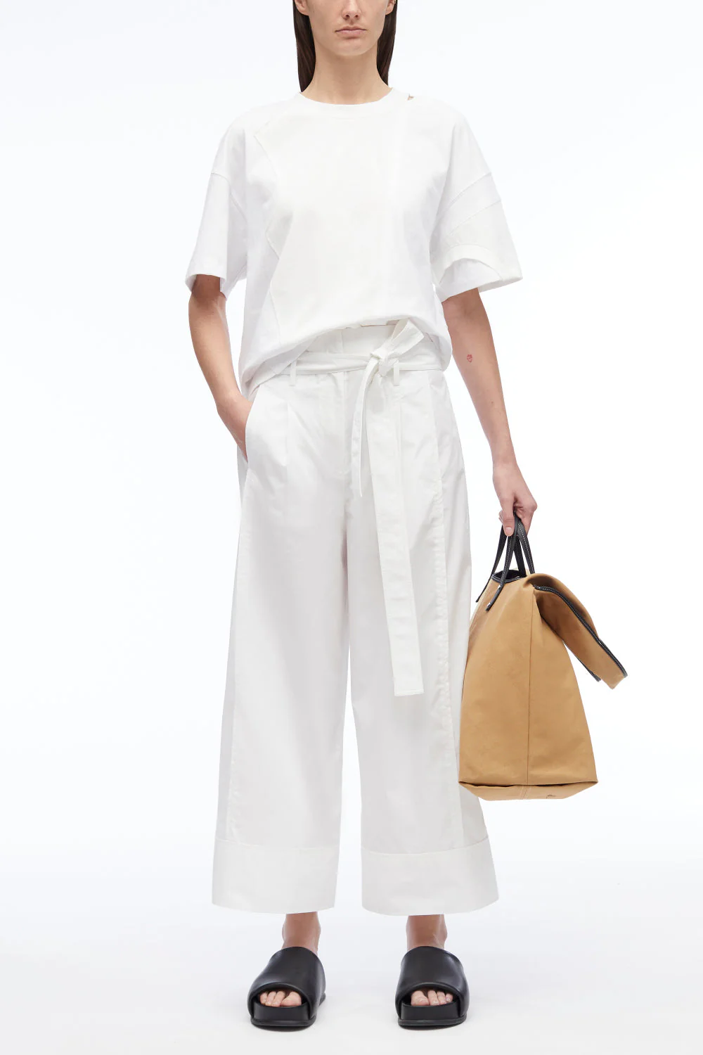 Poplin Wide Leg Pant - Image 10
