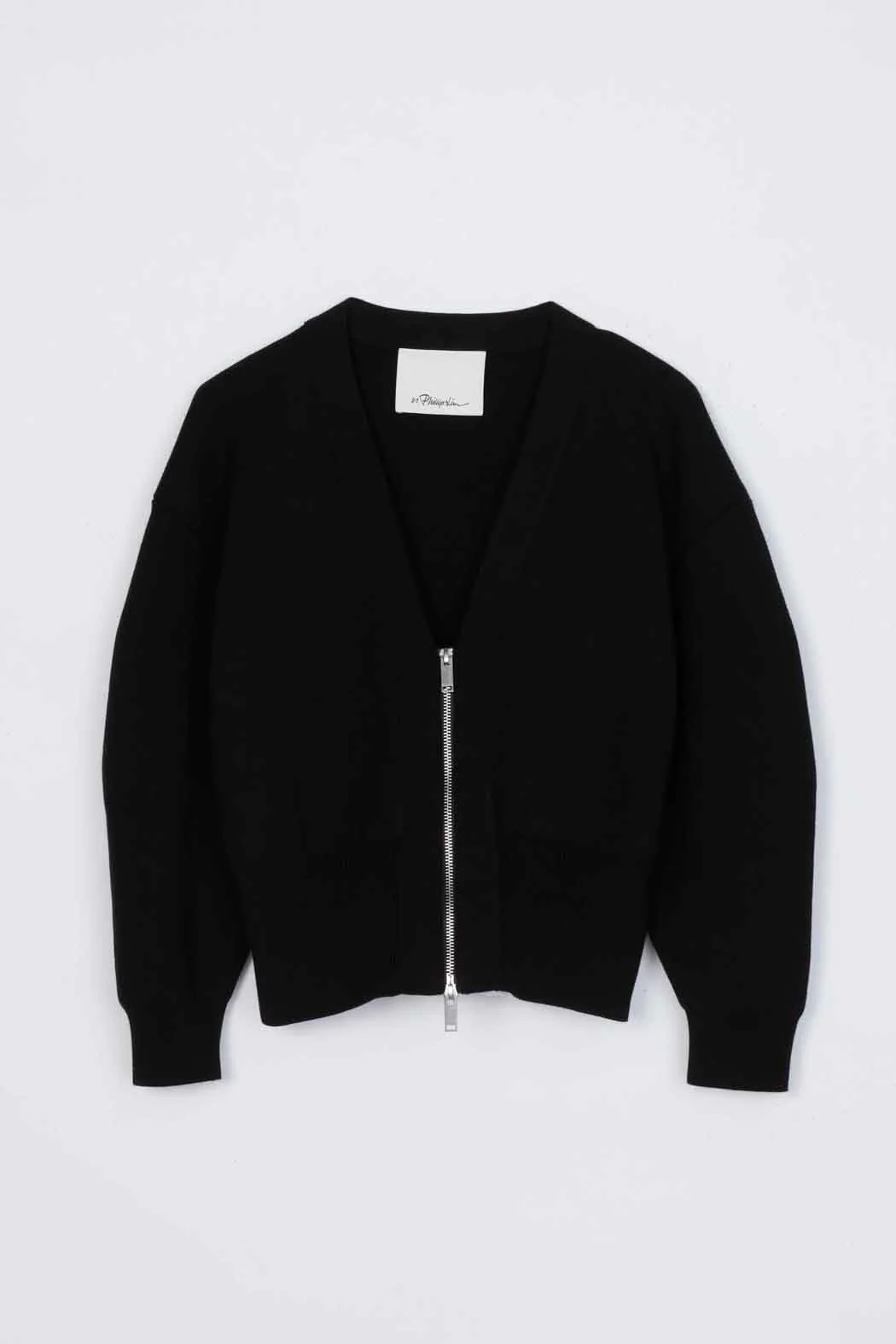 Round Sleeve Zip Cardigan - Image 13