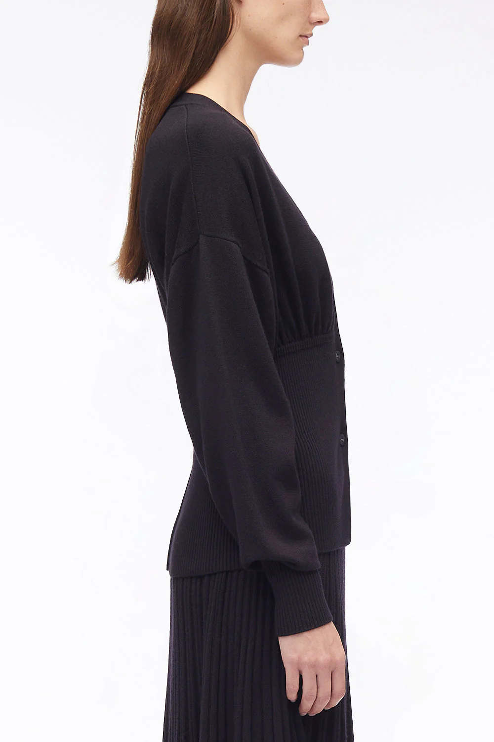 Long Sleeve Wool Cardigan - Image 10