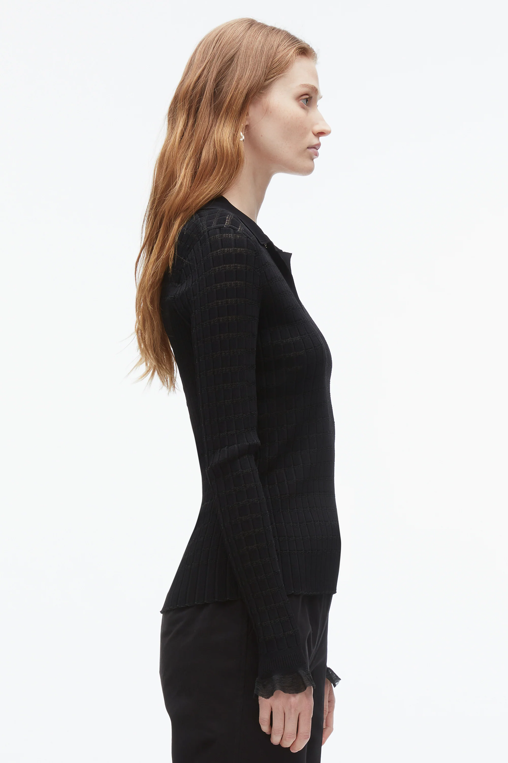 Shadow Stripe Pullover Polo - Image 10