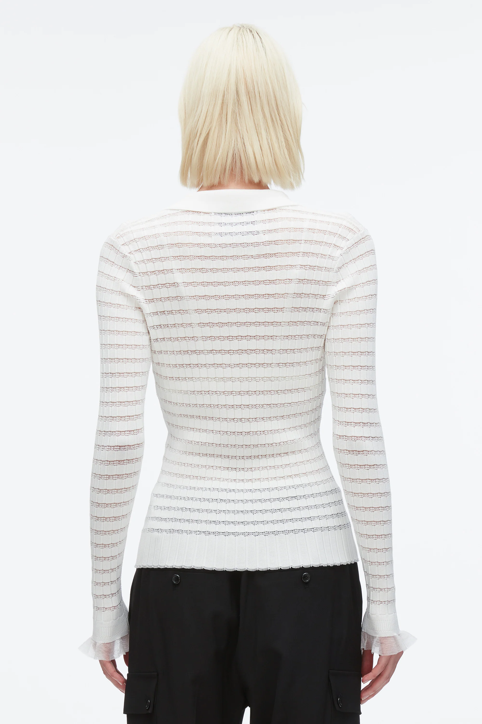 Shadow Stripe Pullover Polo - Image 5