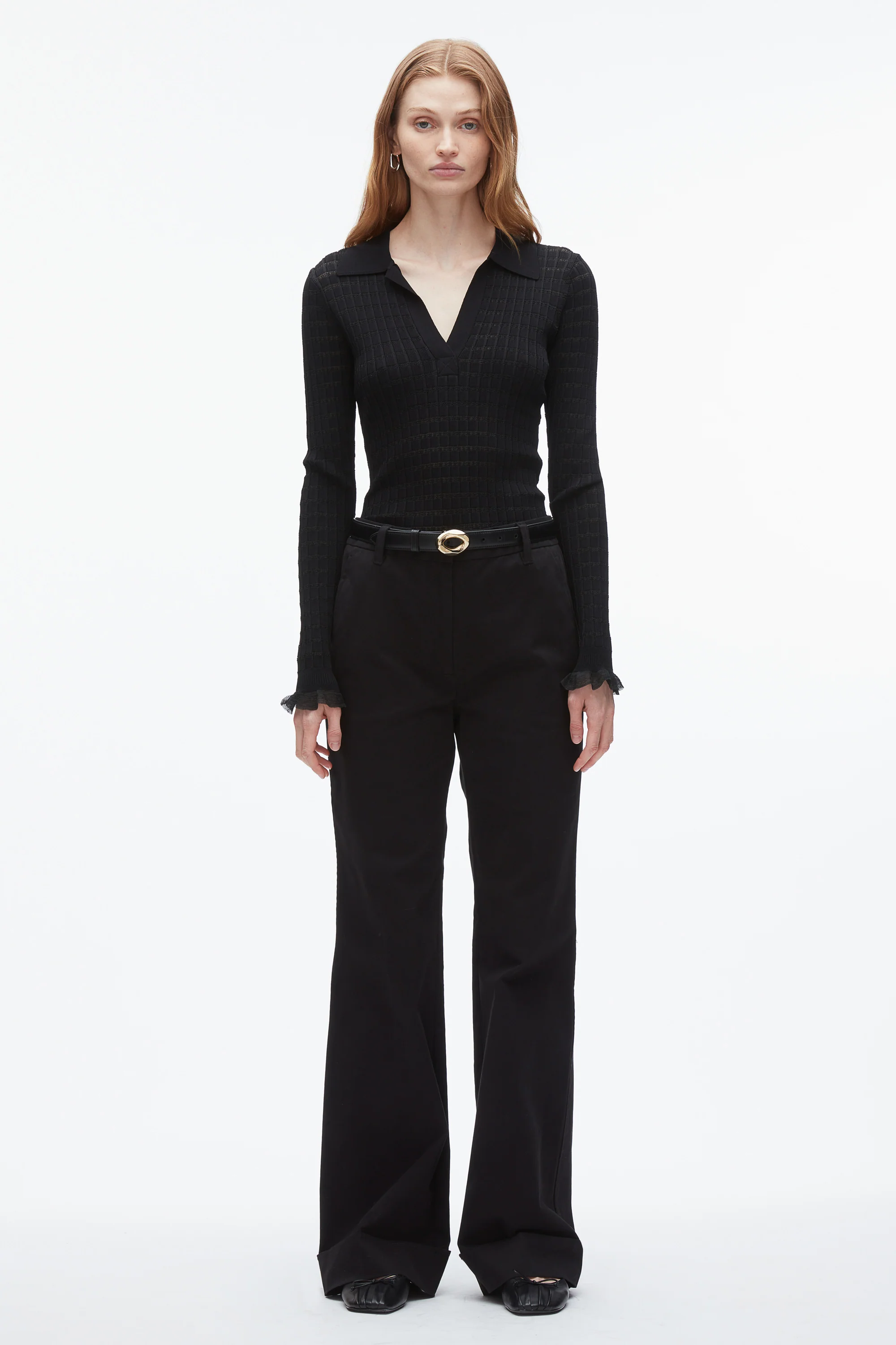 Shadow Stripe Pullover Polo - Image 7