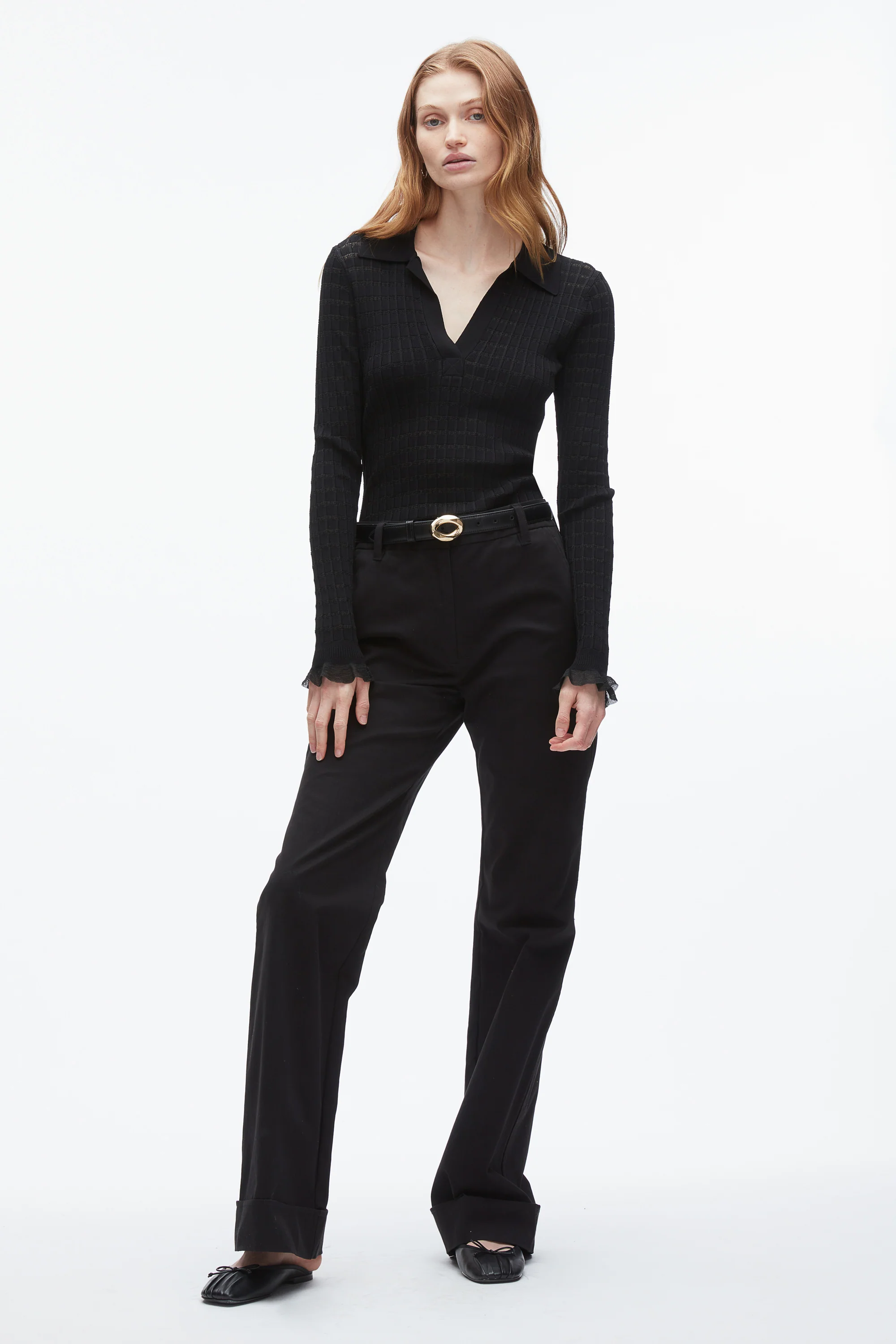Shadow Stripe Pullover Polo - Image 8