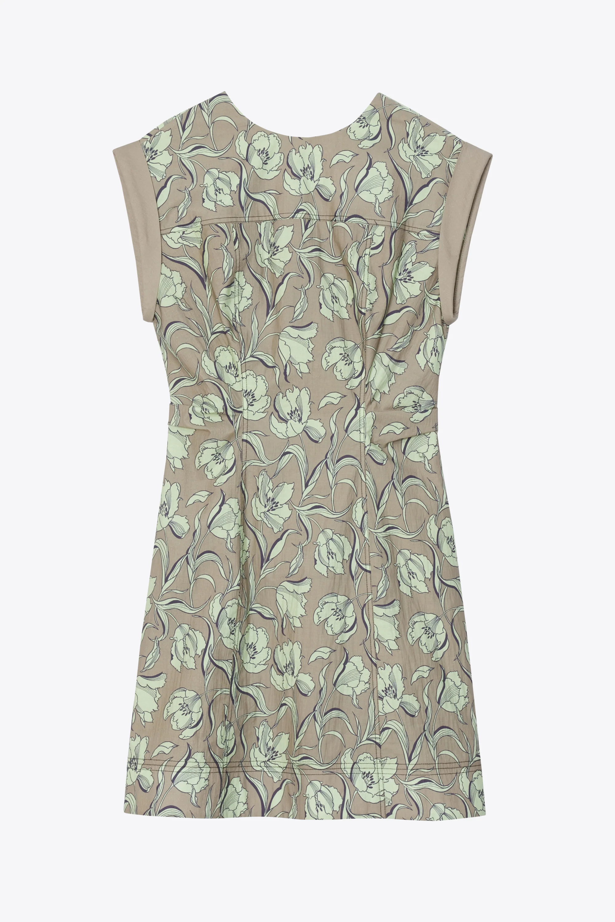 Short Sleeve Floral Mini Dress - Image 15
