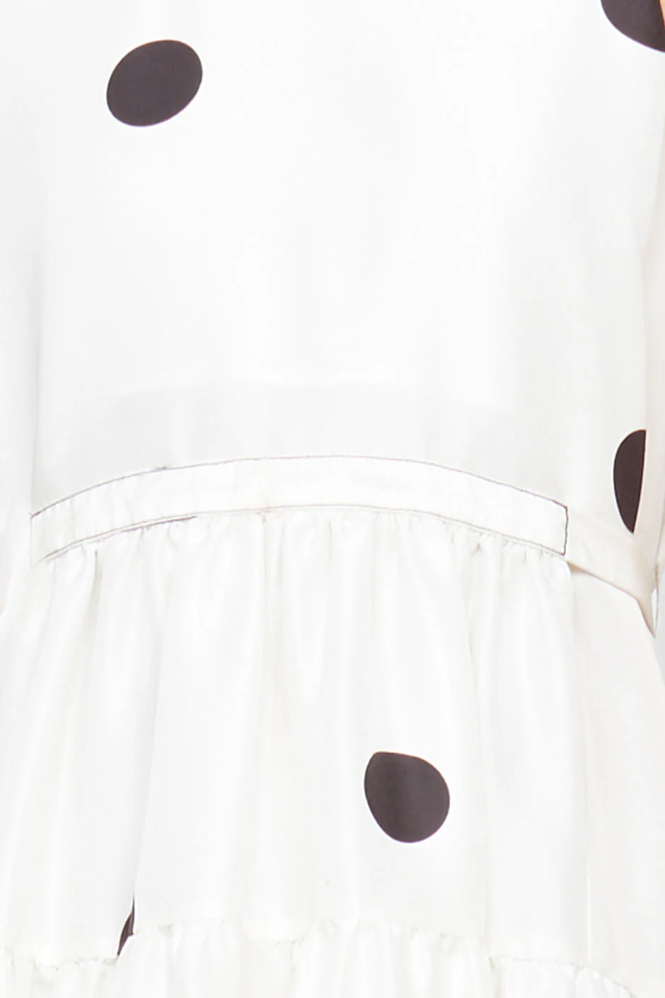 Sl Dot Print Belted Midi Dress - Image 6