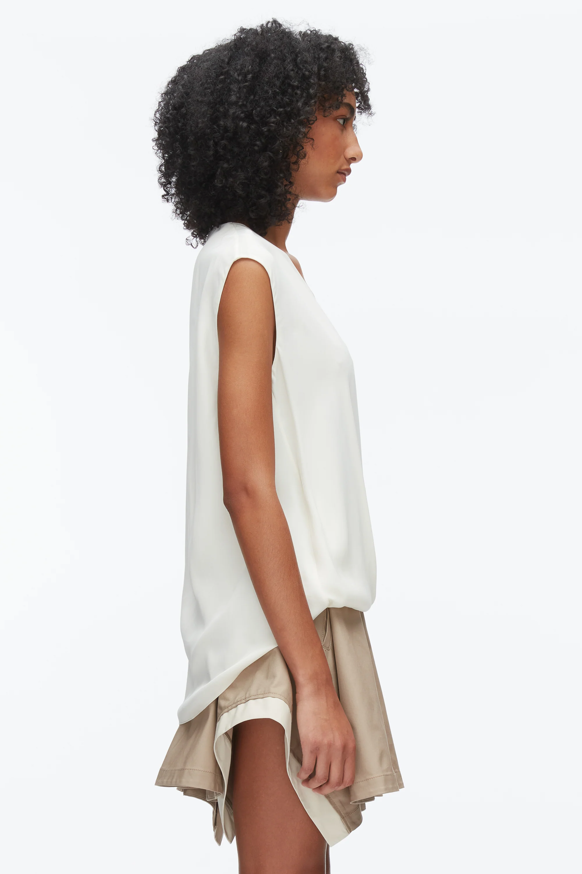 Soft Drape Sleeveless Blouse - Image 10