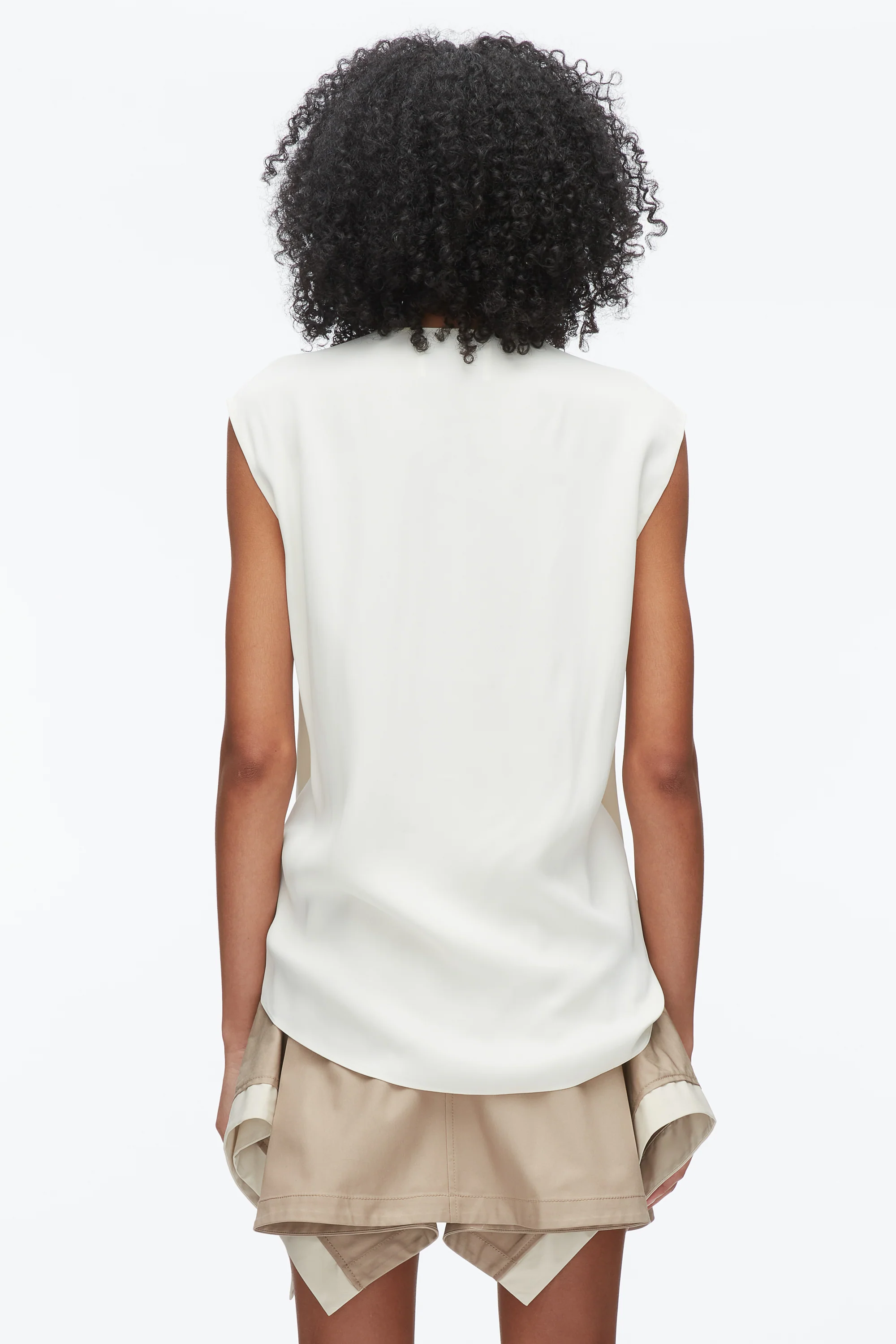 Soft Drape Sleeveless Blouse - Image 11