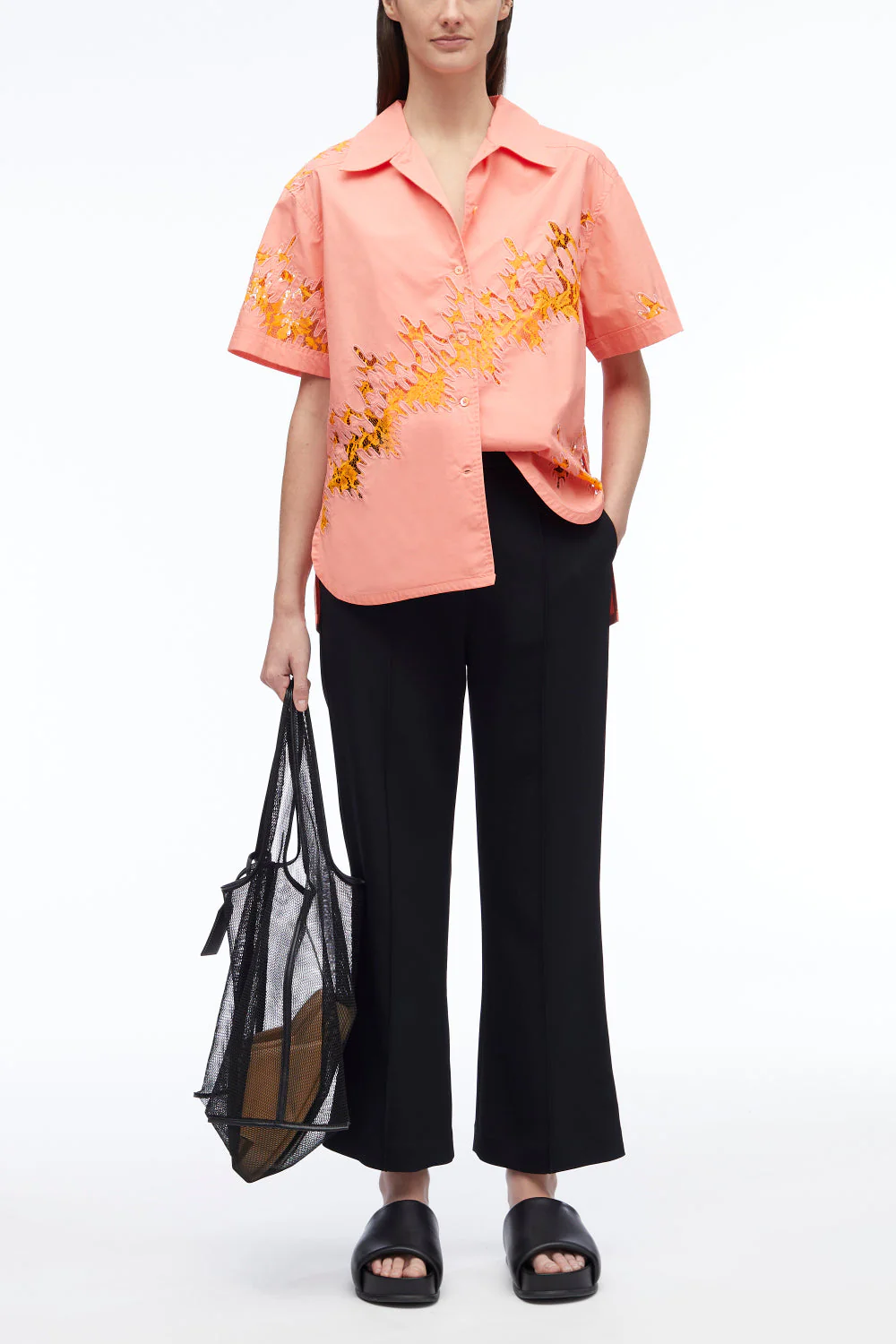 Squiggle Lace Camp Shirt - Image 2