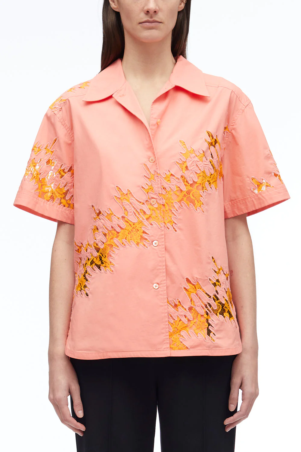 Squiggle Lace Camp Shirt - Image 3
