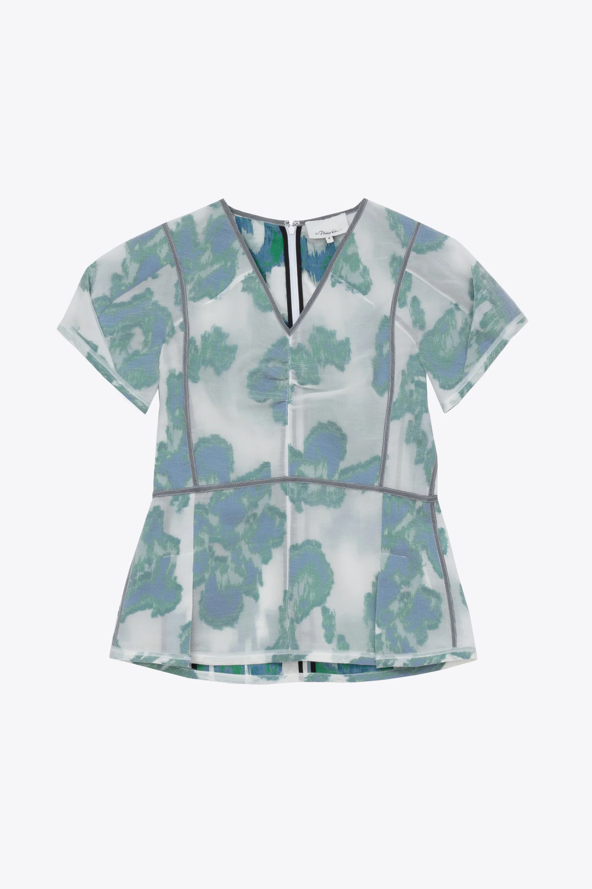 Ss Abstract Daisy Fil Coupe Top