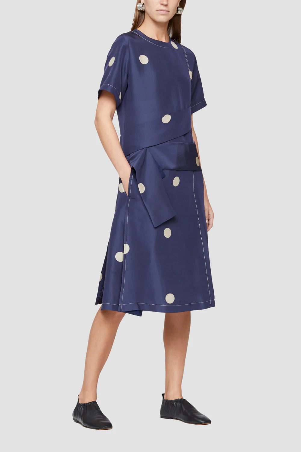 Ss Dot Print Cross Strapped Dr - Image 14