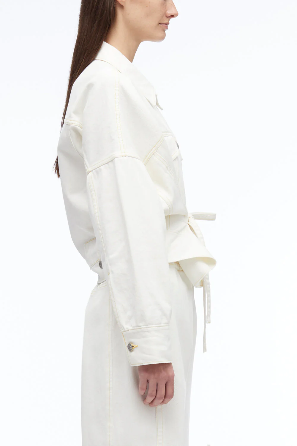 Overdyed Denim Boxy Jacket - Image 13