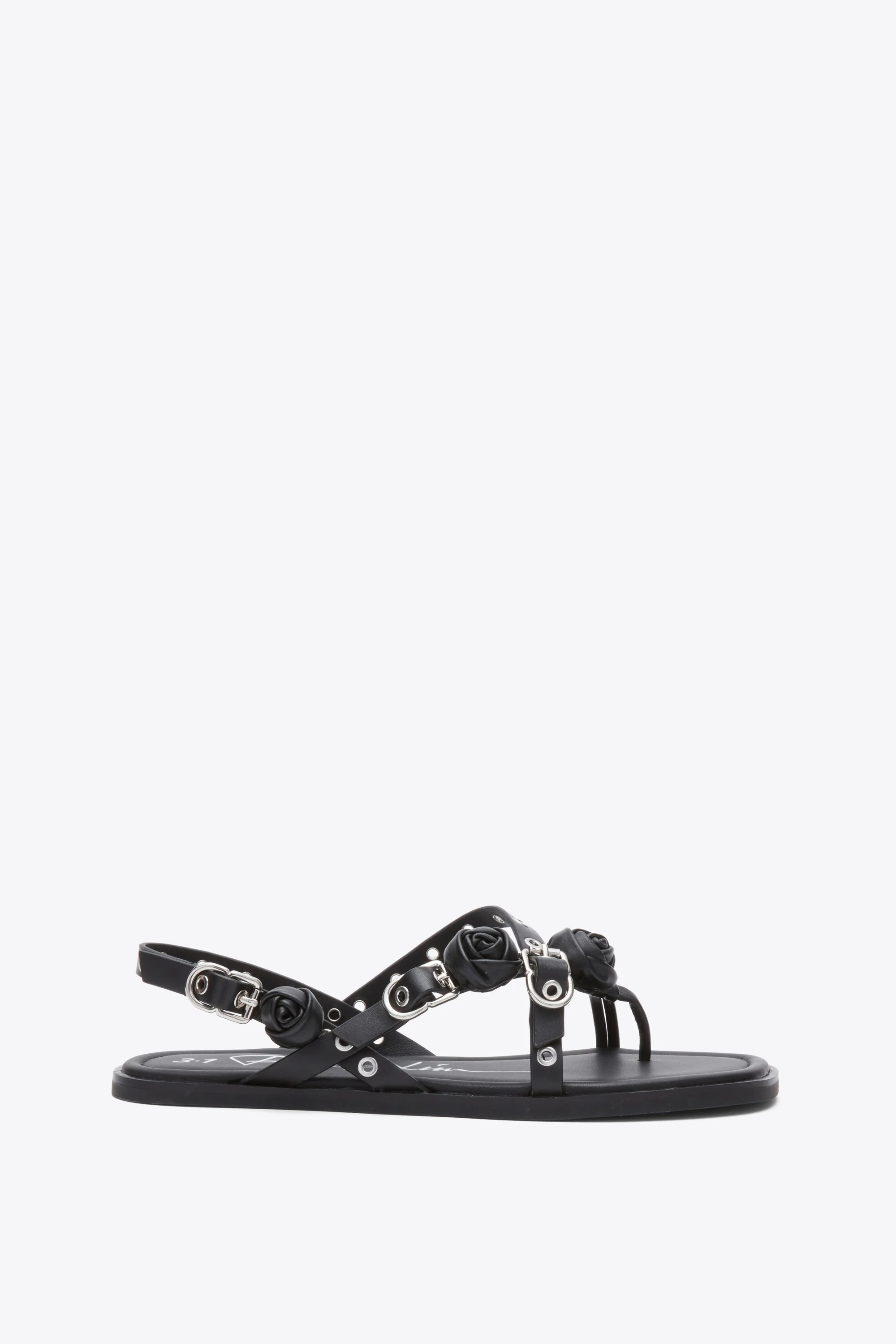 Strappy Eyelet Sandal with Rosettes - Image 4