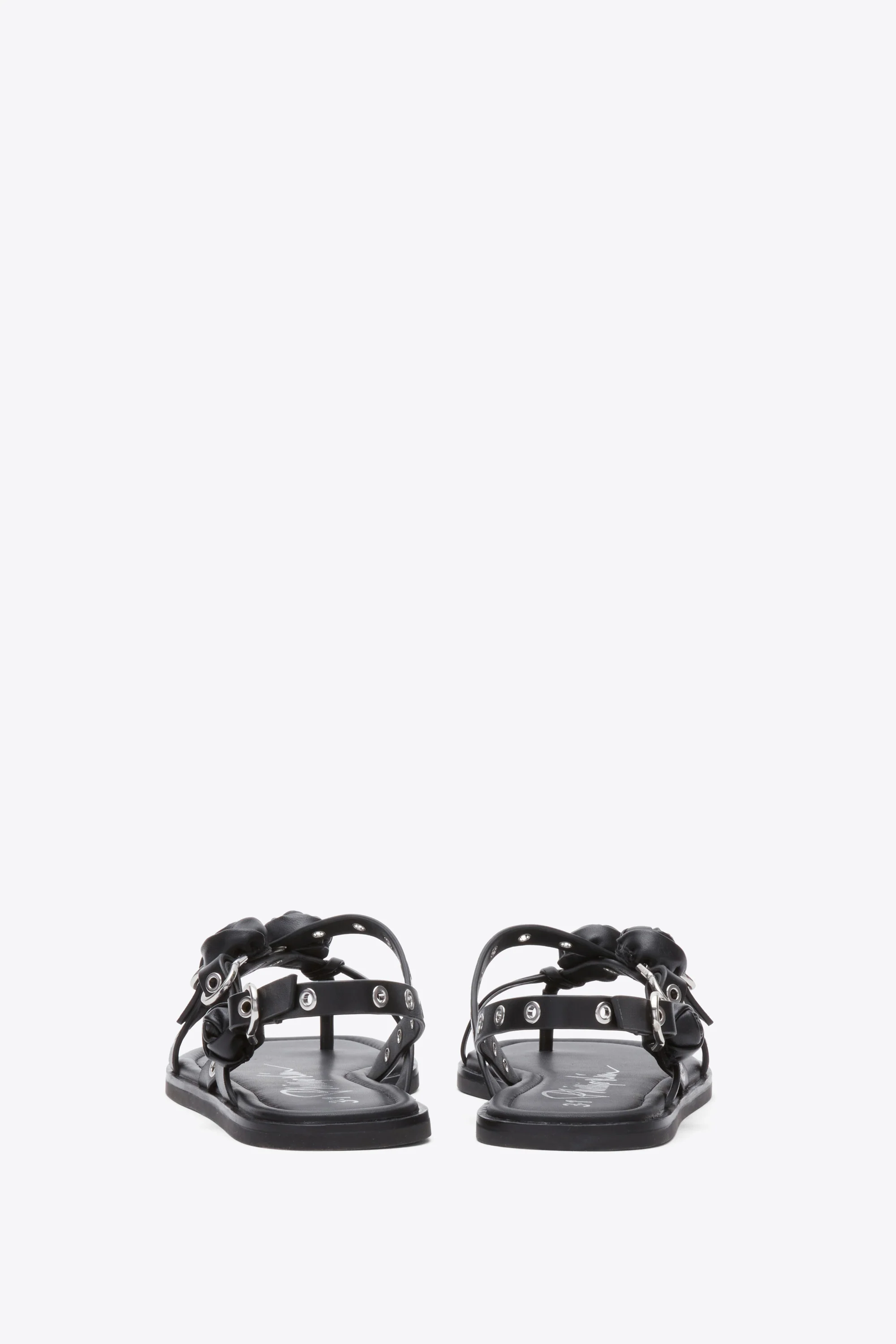 Strappy Eyelet Sandal with Rosettes - Image 6