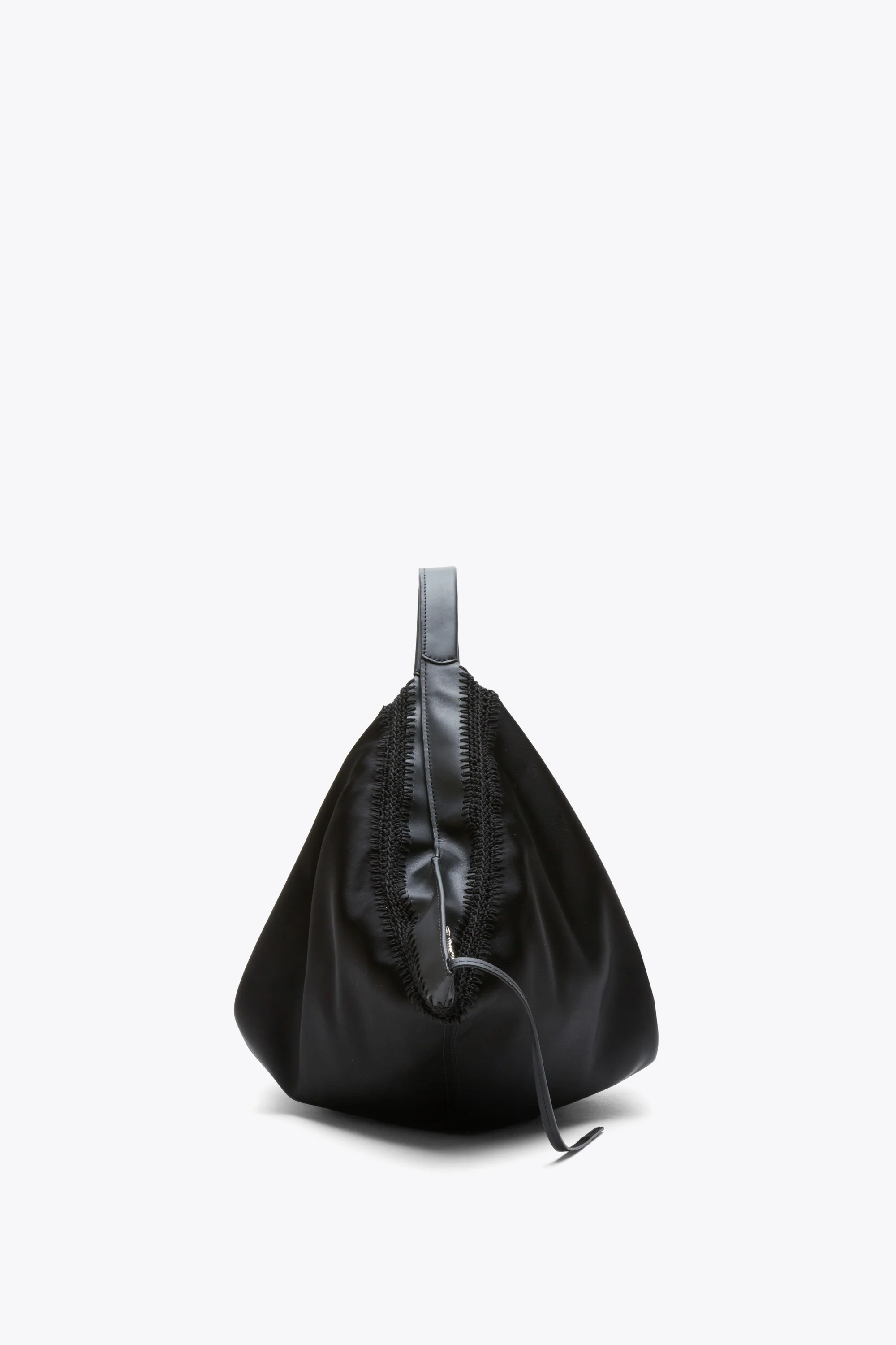 Structured Satin Luna Medium Bag - Image 3