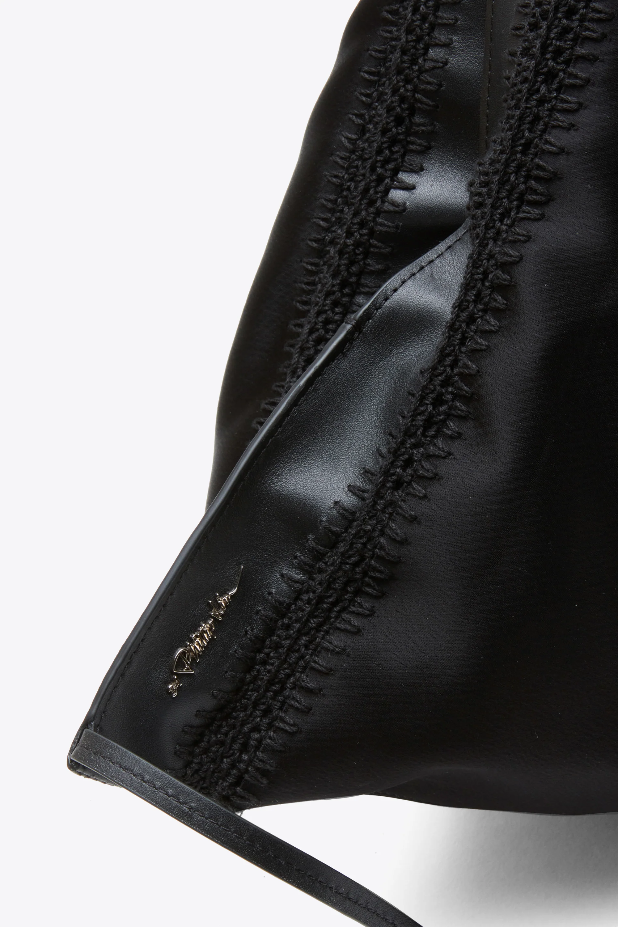 Structured Satin Luna Medium Bag - Image 4