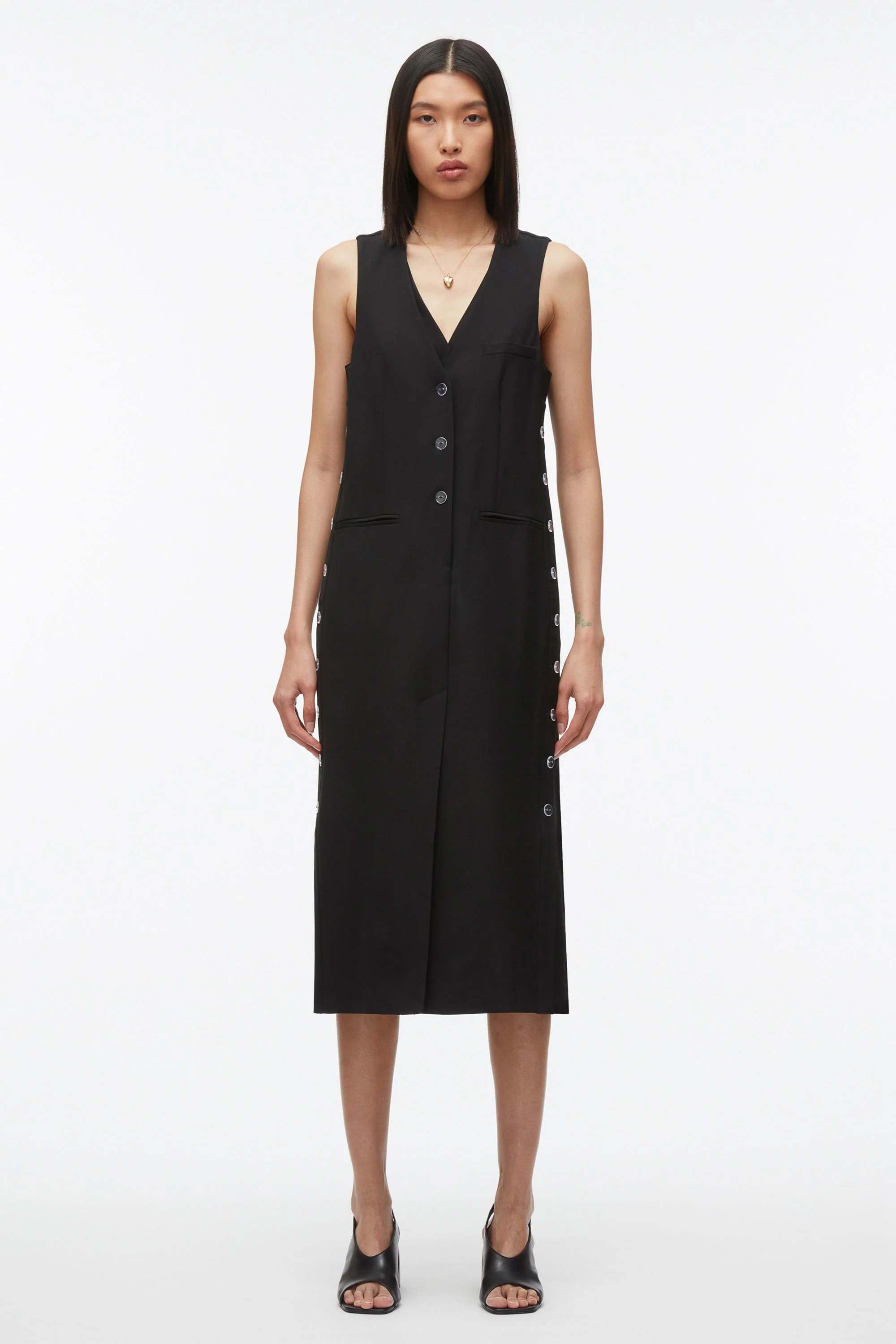 Vest Dress with Set in Bra - Image 3