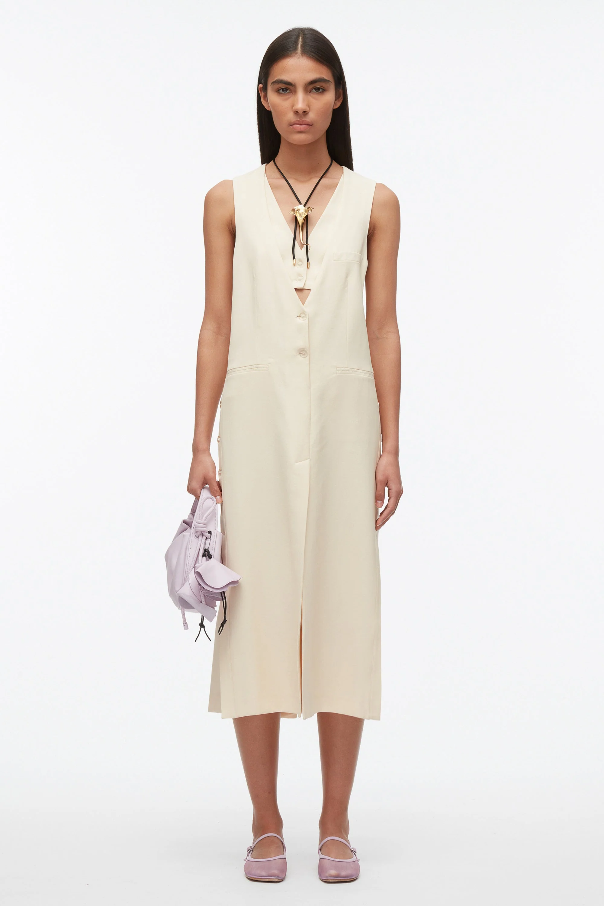 Vest Dress with Set in Bra - Image 7