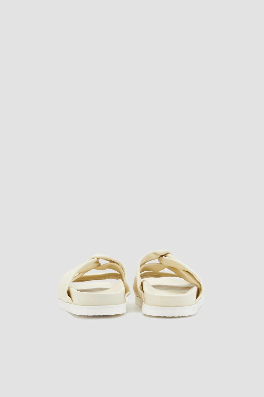 Twist-Detail Leather Slides - Image 7