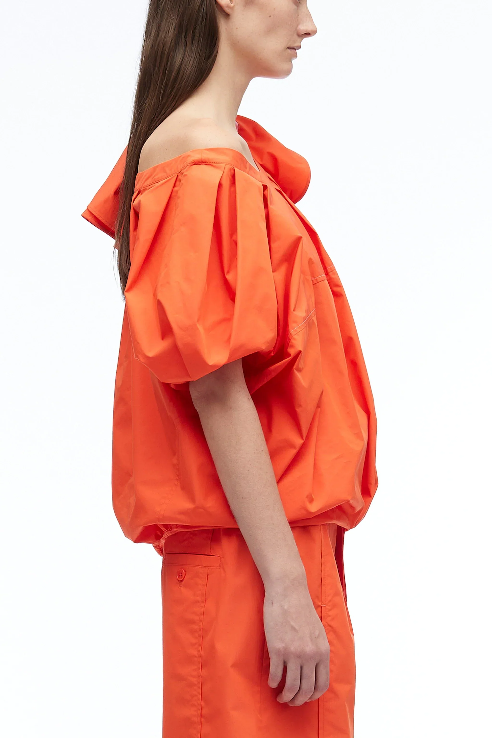 Poplin Flower Detail Top - Image 10